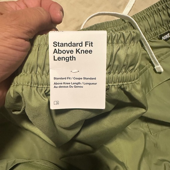 Nike Green Athletic Shorts - Picture 3 of 4